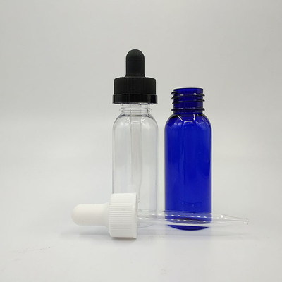 5000pcs Bouteilles de gouttelette en verre noir transparent pour le liquide Logo personnalisé Tailles différentes