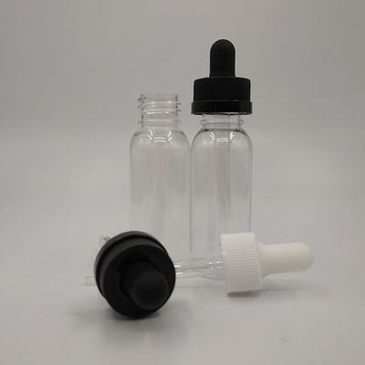 5000pcs Bouteilles de gouttelette en verre noir transparent pour le liquide Logo personnalisé Tailles différentes