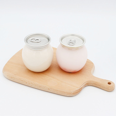 Bouteilles de thé à lait en plastique isolé à l' épreuve des fuites, carrées, rondes, claires, vis sur couvercle 120 ml 250 ml 350 ml 500 ml