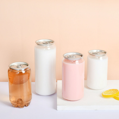 Bouteilles de thé au lait modernes à l'épreuve des fuites Design clair avec poignée carrée ronde incluse