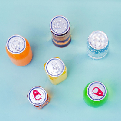 Bouteilles de thé au lait modernes à l'épreuve des fuites Design clair avec poignée carrée ronde incluse