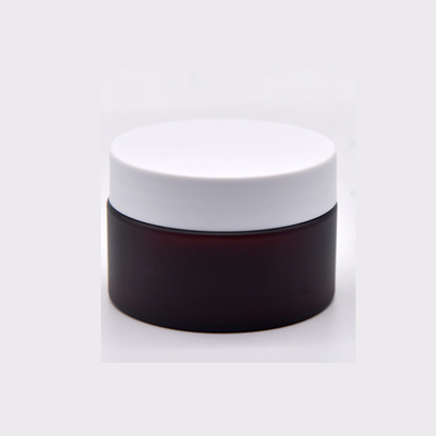 Emballage cosmétique Crème pour soins de la peau PET Jar 30 ml 60 ml 100 ml 150 ml Jars en plastique noir