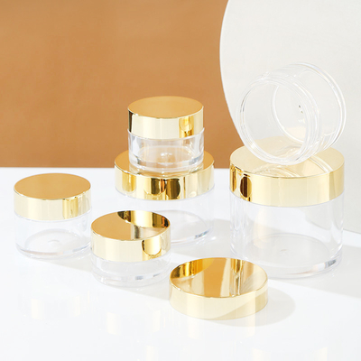 Bouteille cosmétique de capacité personnalisée avec surface transparente et impression de logo personnalisée