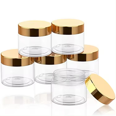 Bouteille cosmétique de capacité personnalisée avec surface transparente et impression de logo personnalisée