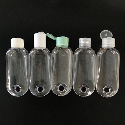Bouteilles de lotion en plastique blanche personnalisables avec sérigraphie et fermeture à bascule