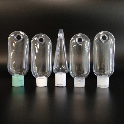Bouteilles de lotion en plastique blanche personnalisables avec sérigraphie et fermeture à bascule