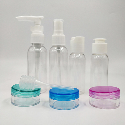 Bouteilles de lotion en plastique électroplatée UV transparente avec capuchon à capuche en 30 ml, 50 ml et 60 ml