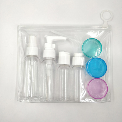 Bouteilles de lotion en plastique écologique avec sérigraphie personnalisée et capuchons électroplatés UV