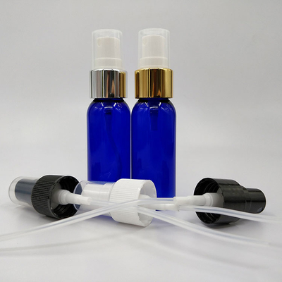 Bouteille de pompe cosmétique en plastique PETG hauteur 118 mm avec conception en relief