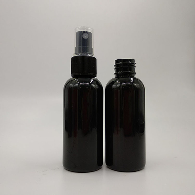 Bouteille de pompe en plastique PETG ronde transparente de 118 mm pour la distribution de shampooing
