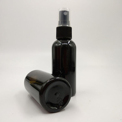 Bouteille de pompe en plastique PETG ronde transparente de 118 mm pour la distribution de shampooing