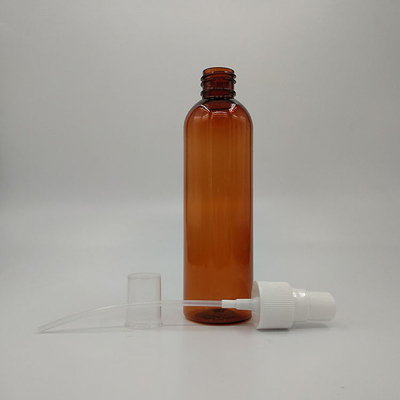 Bouteille PETG ronde en acier inoxydable avec pompe cosmétique hauteur 118 mm