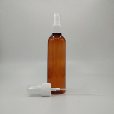 Bouteille PETG ronde en acier inoxydable avec pompe cosmétique hauteur 118 mm