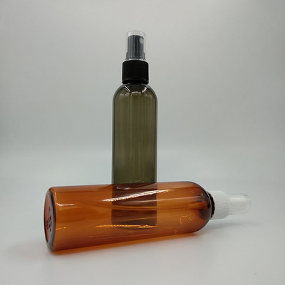 Bouteille PETG ronde en acier inoxydable avec pompe cosmétique hauteur 118 mm