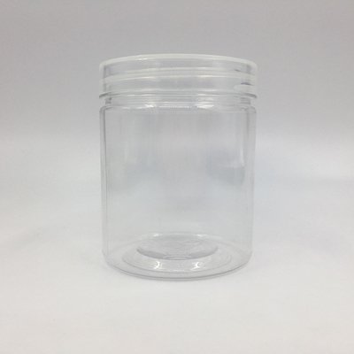 Contenants en pot en plastique personnalisables avec logos imprimés et options de couvercle