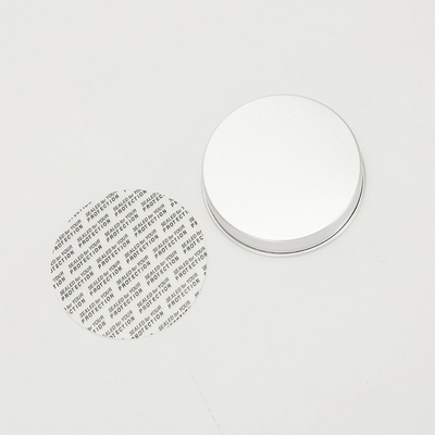 Contenant en pot en plastique transparent avec couvercle en aluminium pour emballage pharmaceutique