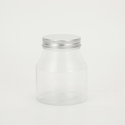 Des bocaux de nourriture vides en plastique transparent personnalisables 2 oz-8 oz avec couvercles