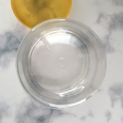 Contenants en plastique personnalisés avec couvercle transparent ou en aluminium et joint de plaque d'aluminium
