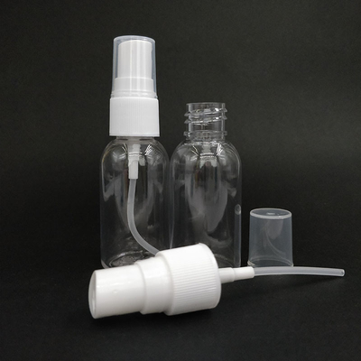 Bouteille de pulvérisation en plastique PET transparente à surface lisse