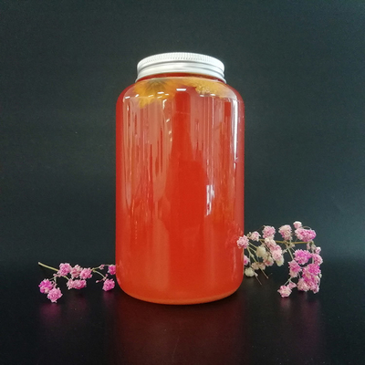 Bouteilles de thé au lait carrées étanches aux fuites avec vis sur couvercles et poignées ergonomiques