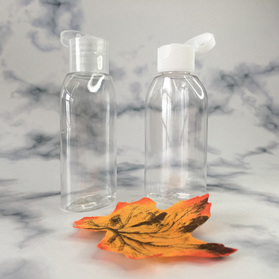 47 mm Diamètre 25,7 g Bouteille de pompe en PET ronde avec 24 mm 410 Bouchon à vis rose pour les cosmétiques