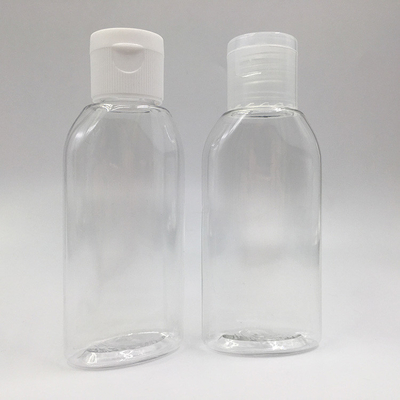 47 mm Diamètre 25,7 g Bouteille de pompe en PET ronde avec 24 mm 410 Bouchon à vis rose pour les cosmétiques