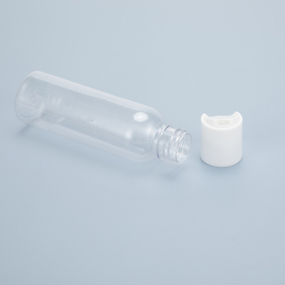 Bouteilles à vis en plastique transparent imprimées sur mesure avec bouchon à vis