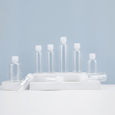 Bouteille en plastique à vis avec plafond à vis et capuchon pour emballage liquide