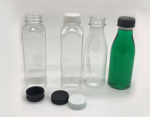 Bouteilles de thé au lait en plastique recyclables de 0,5 kg avec couvercle