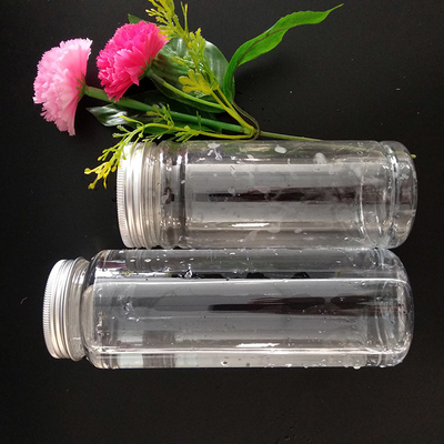 Bouteille de thé Boba en plastique transparente et anti-fuite de 1000 ml réutilisable avec vis sur le couvercle