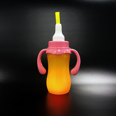 Bouteille de thé au lait en plastique coloré à l'épreuve des fuites et à conception isolée