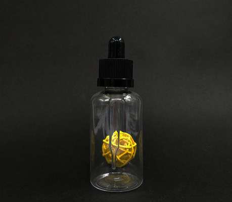 Logo personnalisé Bouteilles gouttelettes en verre Contenant surface lisse Contenant liquide