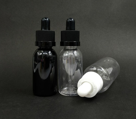 Logo personnalisé Bouteilles gouttelettes en verre Contenant surface lisse Contenant liquide