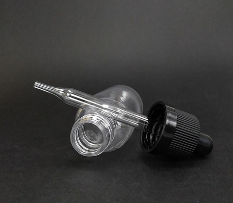 Logo personnalisé Bouteilles gouttelettes en verre Contenant surface lisse Contenant liquide