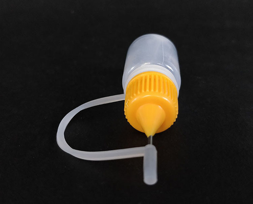 Bouteilles de gouttelettes en verre noir transparentes avec bouchon à vis