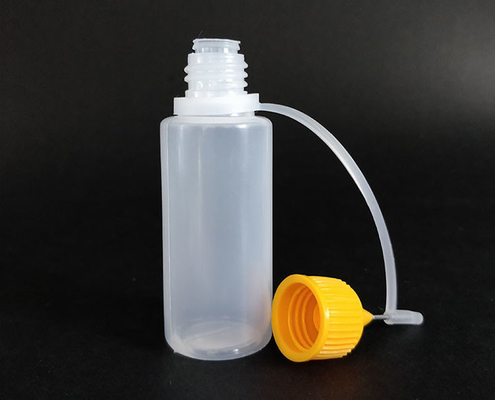 Bouteilles de gouttelette en verre transparent de 10 à 120 ml avec capuchon à vis imprimé sur mesure