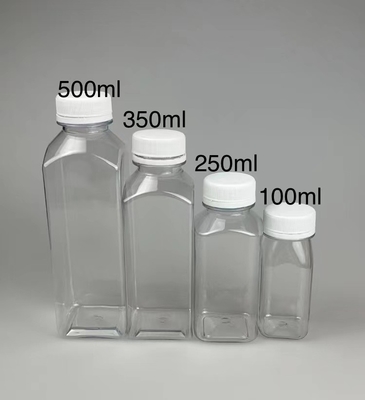 Bouteilles de thé au lait en plastique isolé avec vis sur le couvercle et le manche
