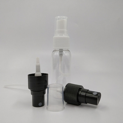 Bouteille de pulvérisation PET transparente avec un design rond classique lisse