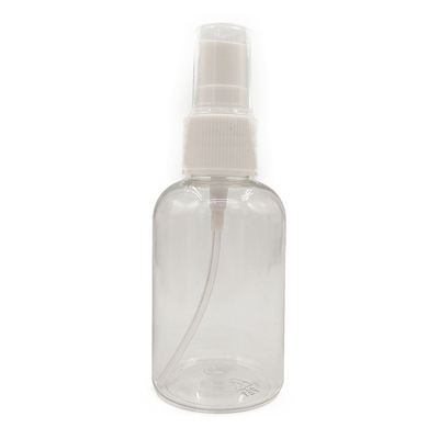 Bouteilles de pulvérisation en plastique en PET rond durable de différentes tailles