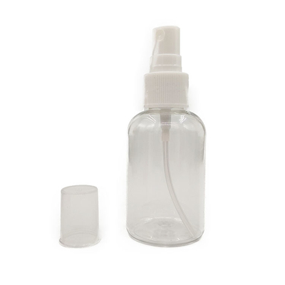 Bouteille de pulvérisation en plastique PET ronde et transparente de 500 ml