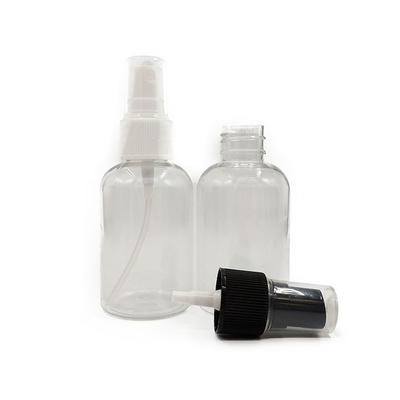 Bouteilles de pulvérisation en plastique en PET rond durable de différentes tailles