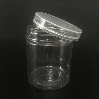 Contenant en pot en plastique personnalisable avec joint sensible à la pression ou en aluminium