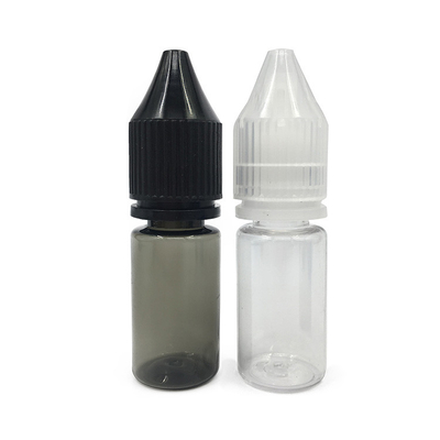 18 mm Taille du cou Logo personnalisé Écran PET Imprimé Petites bouteilles pour liquides 100 ml