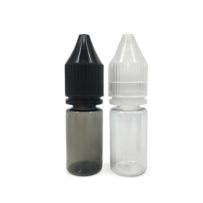 18 mm Taille du cou Logo personnalisé Écran PET Imprimé Petites bouteilles pour liquides 100 ml