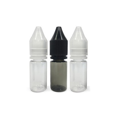 18 mm Taille du cou Logo personnalisé Écran PET Imprimé Petites bouteilles pour liquides 100 ml
