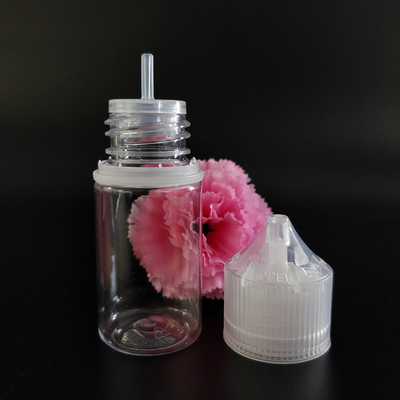 Bouteille de liquide en plastique PET étanche aux enfants carré pour un mélange précis du jus d'E
