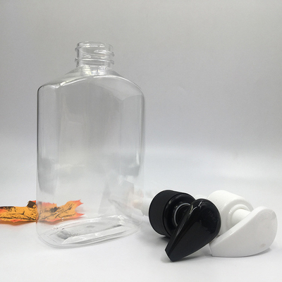 Bouteille en plastique PET avec bouchon de pompe pour produits cosmétiques lotions shampooings tonifiants et huiles essentielles