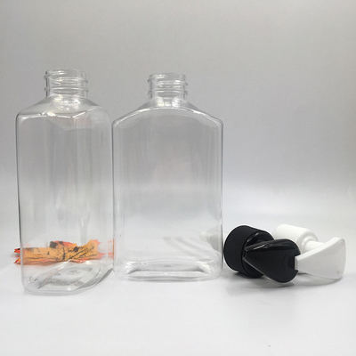 Bouteille en plastique PET avec bouchon de pompe pour produits cosmétiques lotions shampooings tonifiants et huiles essentielles