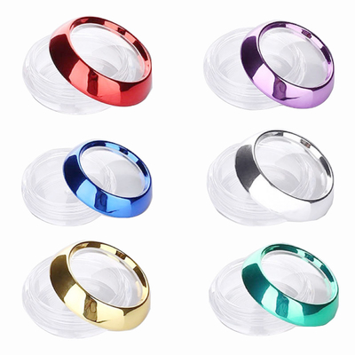 Récipient cosmétique rond transparent 30 ml pot en PP avec conception de surface personnalisée