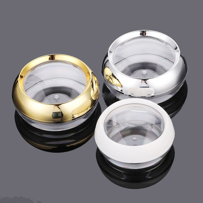 Récipient cosmétique rond transparent 30 ml pot en PP avec conception de surface personnalisée